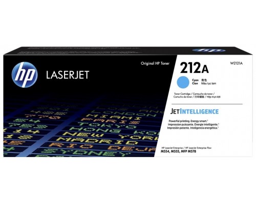 TONER HP W2121A Nº212A CIAN 4500PAG