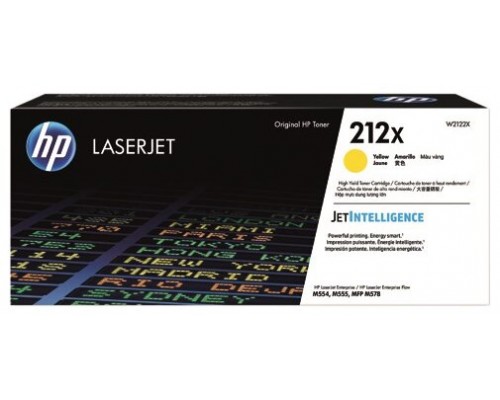 TONER HP W2122X Nº212X XL AMARILLO 10.000PAG