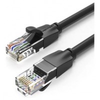 CABLE DE RED LATIGUILLO RJ45 UTP CAT6 AWG26 2 M NEGRO VENTION (Espera 4 dias)