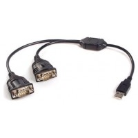 STARTECH CABLE ADAPTADOR 0,3M USB A 2 PUERTOS SERI