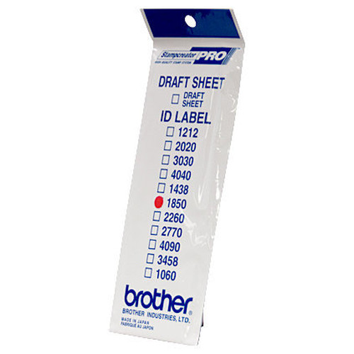 BROTHER Etiquetas identificadoras 18X50 - 1 bolsa de 12 hojas-IR24 BROTHER Etiquetas identificadoras 18X50 - 1 bolsa de 12 hojas