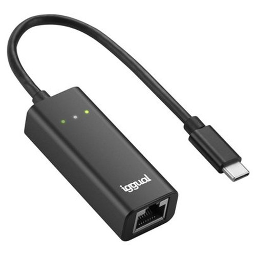 iggual Adaptador tipo C a RJ45 Gigabit 1000Mbps-IA30 iggual Adaptador tipo C a RJ45 Gigabit 1000Mbps