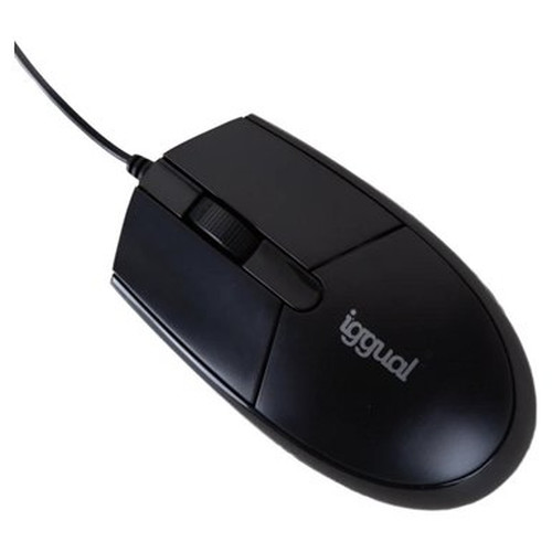 iggual Ratón óptico COM-BASIC3-800DPI negro-IA29 iggual Ratón óptico COM-BASIC3-800DPI negro