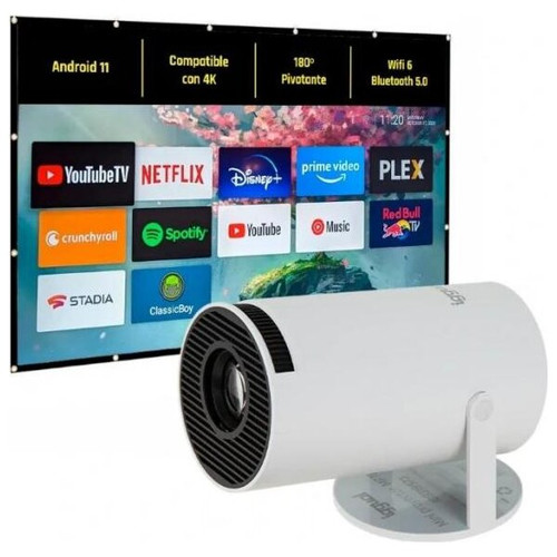 iggual Pack mini proyector + pantalla 120" plegabl-IA25 iggual Pack mini proyector + pantalla 120" plegabl