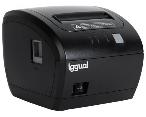 iggual Impresora térmica TP EASY 80 USB+RJ11 negra