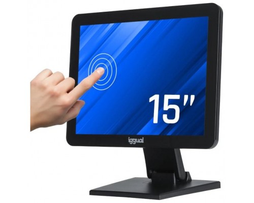 iggual Monitor táctil capacitivo 15" VGA HDMI USB