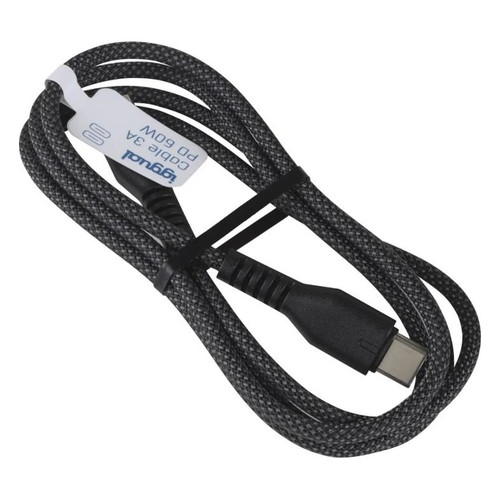 iggual Cable USB-C a tipo C 60W 3A 100 cm trenzado-IA61 iggual Cable USB-C a tipo C 60W 3A 100 cm trenzado