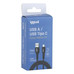 iggual Cable USB-A a tipo C 3A 100 cm trenzado