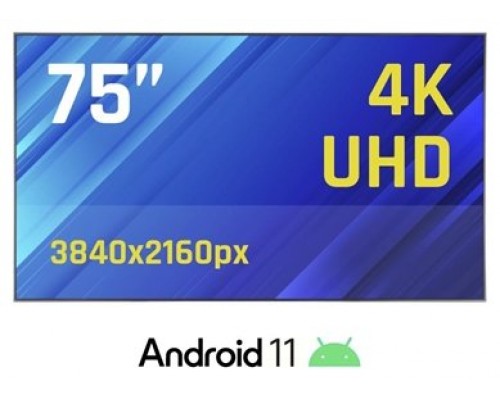 iggual Pantalla señalización 4K 75" Alto Brillo