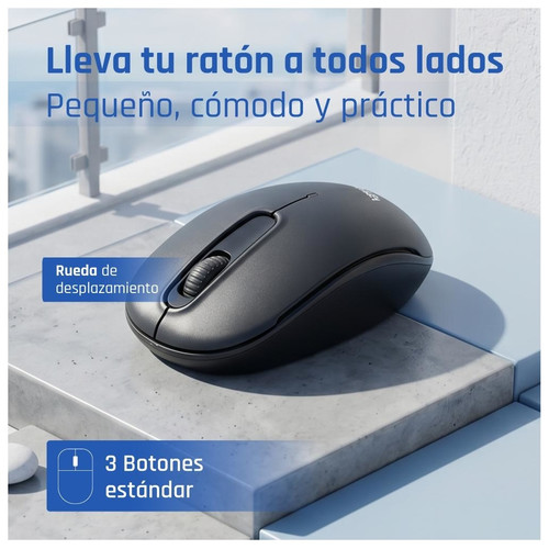 iggual Ratón inalámbrico WOM-STANDARD-3D 1000DPI-IA30 iggual Ratón inalámbrico WOM-STANDARD-3D 1000DPI