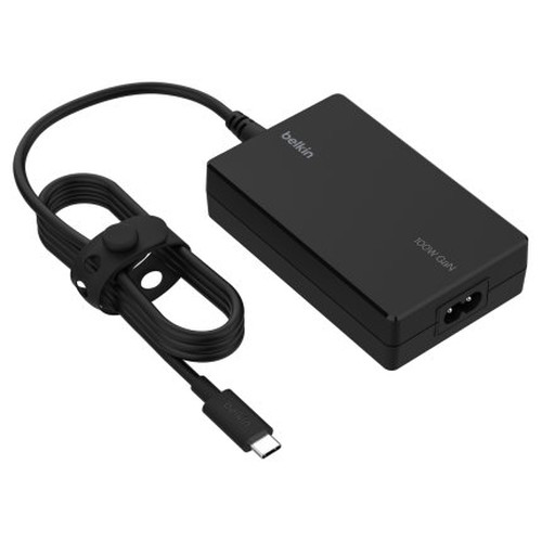 CARGADOR USB GAN BELKIN INC016VFBK 100W PD 1xUSB-C