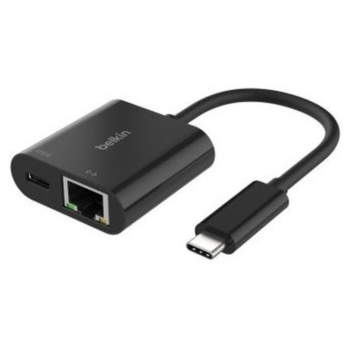 ADAPTADOR BELKIN INC019BTBK USB-C A ETHERNET + CARGA-SX30 ADAPTADOR BELKIN INC019BTBK USB-C A ETHERNET + CARGA