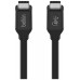 Belkin INZ001bt0.8MBK cable USB 0,8 m USB4 Gen 3x2 USB C Negro (Espera 4 dias)