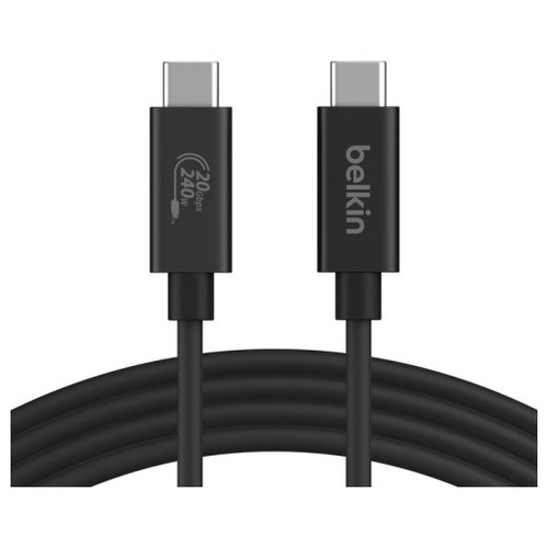 Belkin INZ004BT2MBK cable USB USB4 Gen 2x2 2 m USB C Negro (Espera 4 dias)