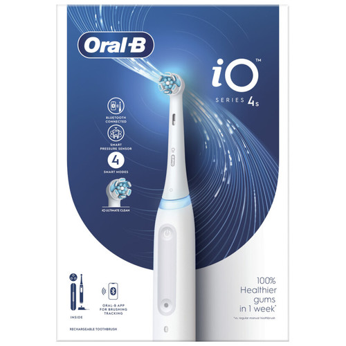 CEPILLO DENTAL BRAUN IO 4S BLANCO BLANCO