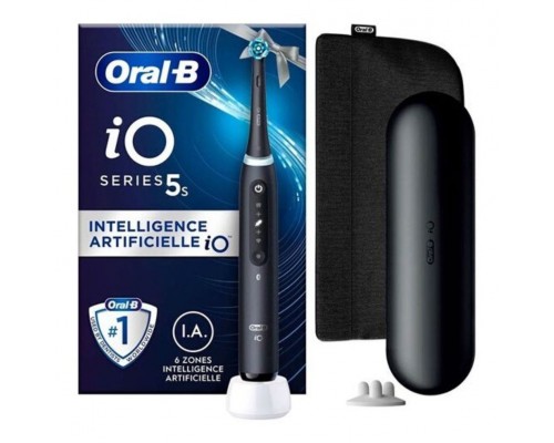 CEPILLO DENTAL BRAUN ORAL-B IO 5 ESTUCHE VIAJE 3 CABEZALES NEGRO