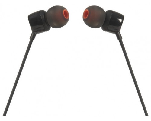 AURICULARES INTRAUDITIVOS JBL T110 CON MICRÓFONO JACK 3.5 NEGRO (Espera 4 dias)