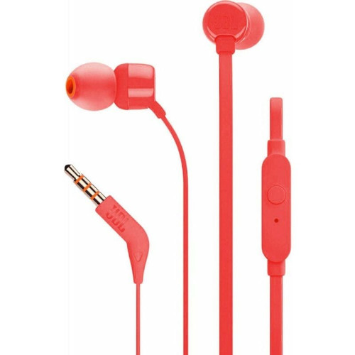 AURICULAR JBL TUNE T160 RED MICROFONO INTEGRADO JACK