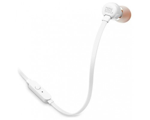 Auricular Jbl Tune T160 White Microfono Integrado Jack