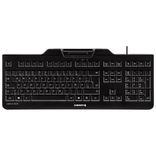 Cherry Teclado+lector chip integrado (DNIe) Negro-IA30 Cherry Teclado+lector chip integrado (DNIe) Negro