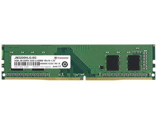 Ddr4 8gb 3200mhz Transcend Jm3200hlg-8g