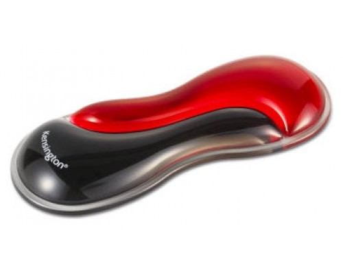 REPOSAMUÑECAS DUO GEL PARA RATÓN/TRACKBALL SLIM COLOR NEGRO / ROJO KENSINGTON K62440WW (Espera 4 dias)