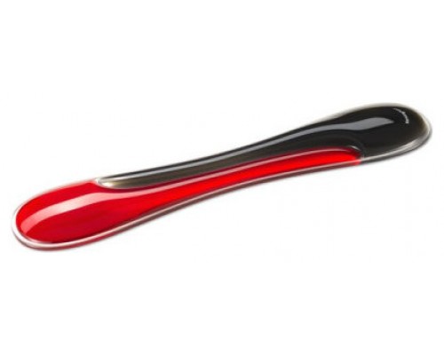 REPOSAMUÑECAS DUO GEL TECLADO SLIM COLOR NEGRO / ROJO KENSINGTON K62442WW (Espera 4 dias)