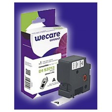 ARMOR WECARE Etiqueta Blanca Texto negro para DYMO S0720930 D1 53713 24mmx7m