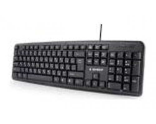 TECLADO GEMBIRD USB NEGRO DISEÑO EEUU