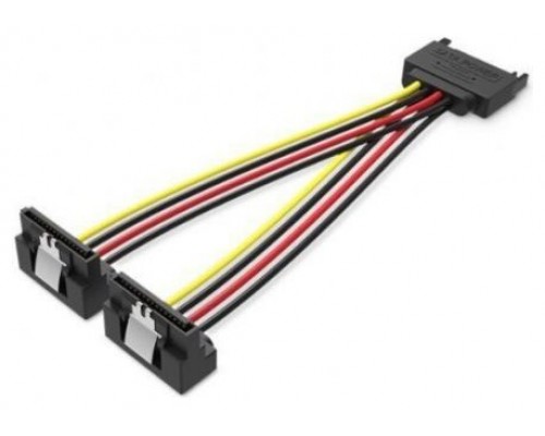 CABLE ALIMENTACION SATA/M A 2xSATA/H 0,15 M NEGRO VENTION (Espera 4 dias)