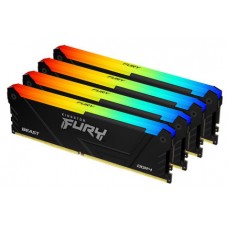 Kingston Technology FURY Beast RGB módulo de memoria 128 GB 4 x 32 GB DDR4 2666 MHz (Espera 4 dias)