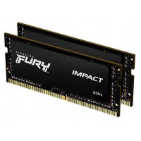 MEMORIA KINGSTON SODIMM FURY IMPACT DDR4 16GB (KIT 2) 2666MHZ  CL15     - KF426S15IBK2/16 (Espera 4 dias)