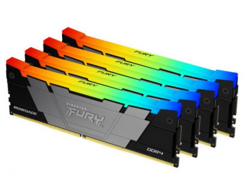 Kingston Technology FURY Renegade RGB módulo de memoria 128 GB 4 x 32 GB DDR4 3200 MHz (Espera 4 dias)