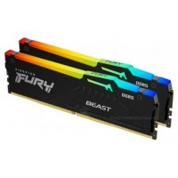 MEMORIA KINGSTON FURY BEAST RGB DDR5 64GB KIT2 5200MT/S  CL4 (Espera 4 dias)