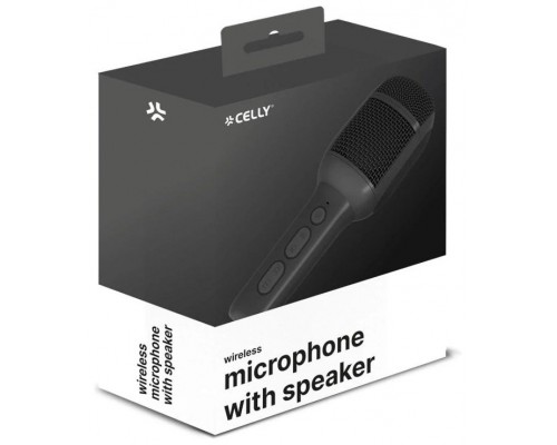 Celly Microfono para niños inalambrico Negro