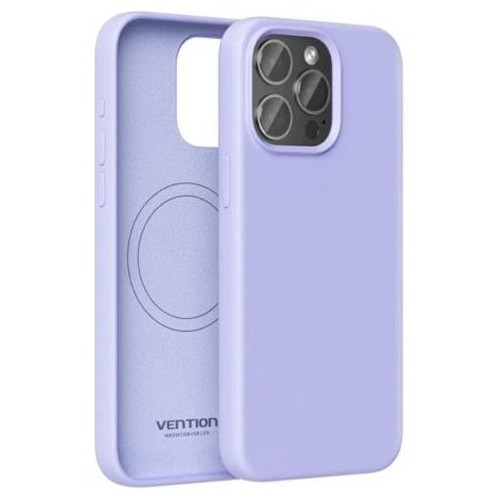 FUNDA SILICONA MAGSAFE IPHONE 14 PLUS MORADO VENTION (Espera 4 dias)