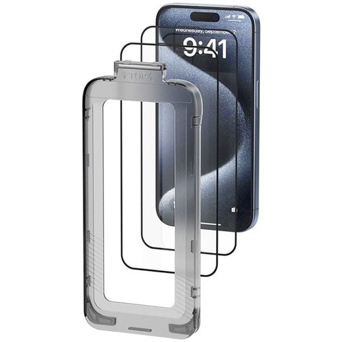 PACK 2 PROTECTORES PANTALLA CRISTAL TEM. IPHONE 16 + HERR. ANTIPOLVO VENTION (Espera 4 dias)-SX36 PACK 2 PROTECTORES PANTALLA CRISTAL TEM. IPHONE 16 + HERR. ANTIPOLVO VENTION (Espera 4 dias)