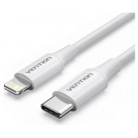 CABLE 2.0 USB-C A LIGHTNING 1 M BLANCO VENTION (Espera 4 dias)