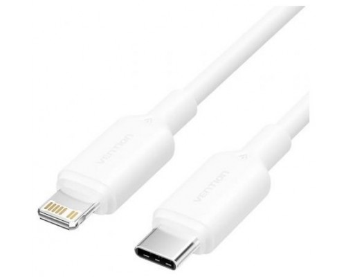 CABLE 2.0 USB-C A LIGHTNING 2 M BLANCO VENTION (Espera 4 dias)