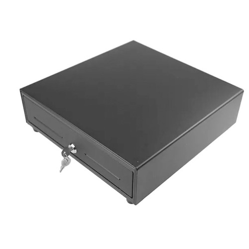 CAJON PORTAMONEDAS MUSTEK 410X415 MM 5 BILL/8 MON RJ12 MICROSWITCH NEGRO-SX30 CAJON PORTAMONEDAS MUSTEK 410X415 MM 5 BILL/8 MON RJ12 MICROSWITCH NEGRO