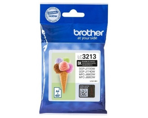 CARTUCHO BROTHER LC3213BK 400PG NEGRO