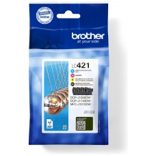 CARTUCHO BROTHER LC421 MULTIPACK 4 200PAG