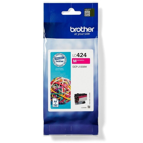 BROTHER tinta magenta para DCPJ1200W LC424M
