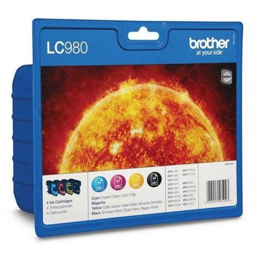 BROTHER Pack cartuchos Negro, Cian, Magenta y Amarillo DCP-145C/DCP-165C,-IR20 BROTHER Pack cartuchos Negro, Cian, Magenta y Amarillo DCP-145C/DCP-165C,