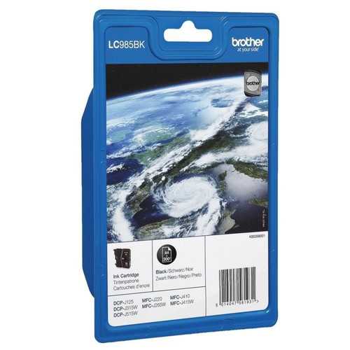 BROTHER Cartucho de tinta negra LC985 para DCP-J315W sin blister-IR20 BROTHER Cartucho de tinta negra LC985 para DCP-J315W sin blister