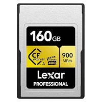 LEXAR 160GB PROFESSIONAL CFEXPRESS TYPE A CARD GOLD SERIE, UP TO 900MB/S READ 800MB/S WRITE. VPG 400 (Espera 4 dias)