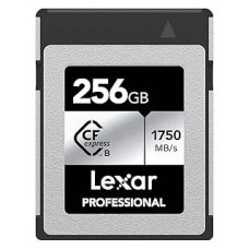 LEXAR 256GB PROFESSIONAL CFEXPRESS TYPE B CARD SILVER, UP TO 1750MB/S READ 1300MB/S WRITE (Espera 4 dias)