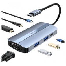 LEOTEC DOCKING STATION 7EN1 1USB-C PD100 1USB3.0 1USB-C 1USB2.0 1HDMI