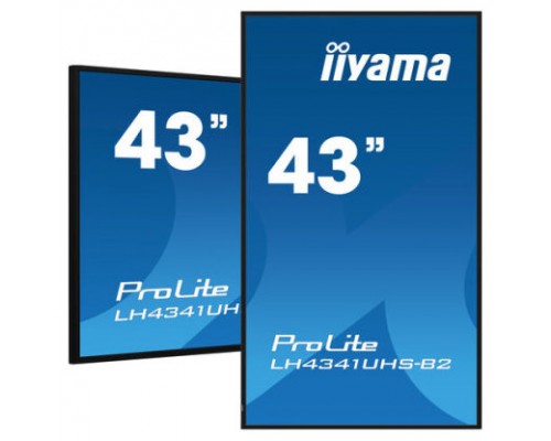 iiyama LH4341UHS-B2 pantalla de señalización 108 cm (42.5") LCD 500 cd / m² 4K Ultra HD Procesador incorporado Android 8.0 18/7 (Espera 4 dias)