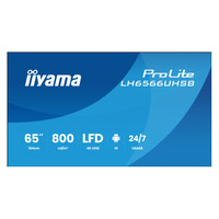 iiyama LH6566UHSB-B1AG pantalla de se&ntilde;alizaci&oacute;n Pantalla plana para se&ntilde;alizaci&oacute;n digital 165,1 cm (65") LCD Wifi 800 cd / m&sup2; 4K Ultra HD Negro Procesador incorporado Android 24/7 (Espera 4 dias)
